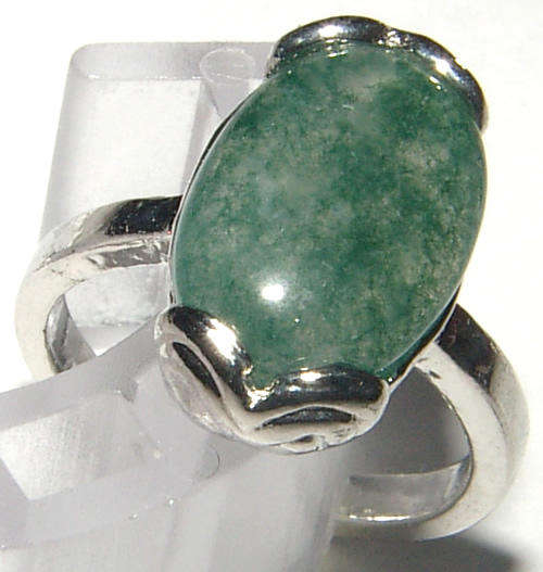 ***LOVELY ACCESSORY!!*** NATURAL GEMSTONE SILVER RING - NEW!