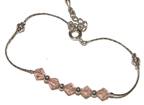 **PRETTY** - SWEET SILVER BRACELET WITH SWAROVSKI ELEMENTS!