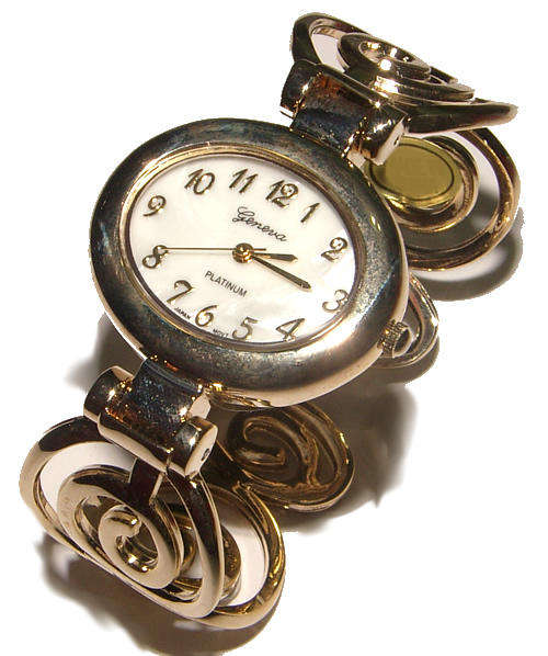 **ELEGANT** GORGEOUS LADIES  WATCH FROM THE GENEVA  PLATINUM COLLECTION!