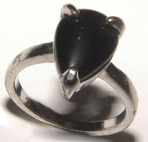 ***LOVELY ACCESSORY!!*** NATURAL GEMSTONE SILVER  RING - NEW!