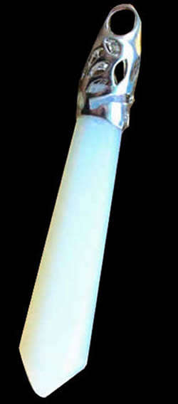 FAIRYTALE COLLECTION!! - GORGEOUS NATURAL HEXAGONAL OPALITE LINEAR PENDANT!!