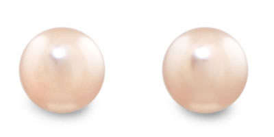 ***ELEGANT FLAWLESS FINISH!!***Earring Studs With 8mm Pearly Beads