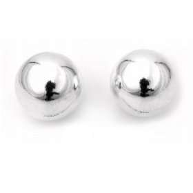 BIG STERLING SILVER STUD EARRINGS!