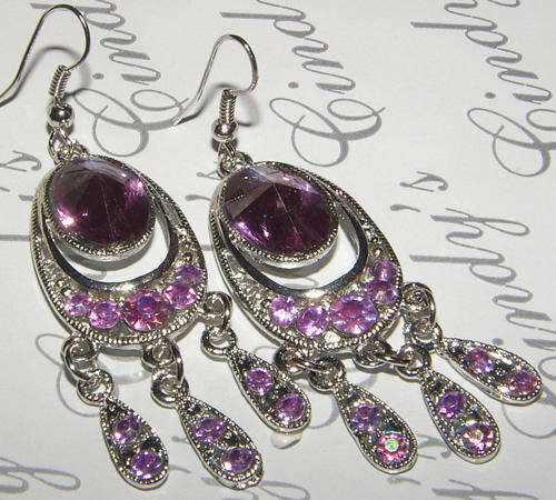 AUSTRIAN CRYSTAL CHANDELIER EARRINGS