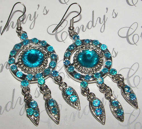 AUSTRIAN CRYSTAL CHANDELIER EARRINGS