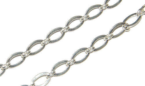 Solid Sterling Silver ITALIAN Open  Link Chain!