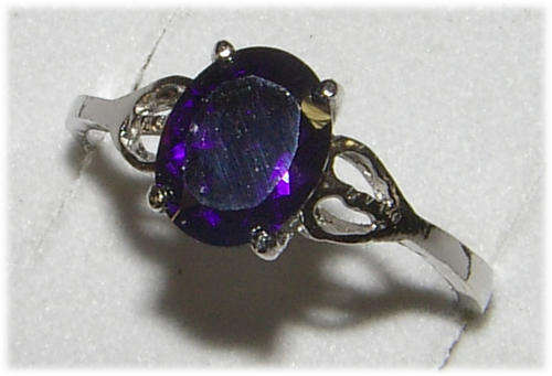 ***SWEET*** TANZANITE CZ RING!