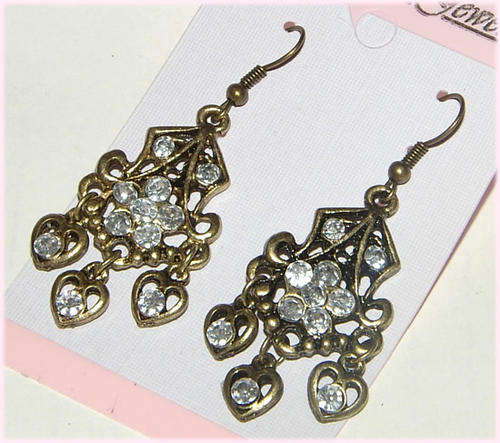 *** PRETTY*** AUSTRIAN CRYSTAL CHANDELIER EARRINGS!!!