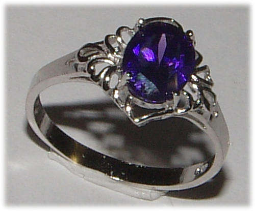 ***SWEET*** SPARKLING LAVENDER TANZANITE CZ RING!