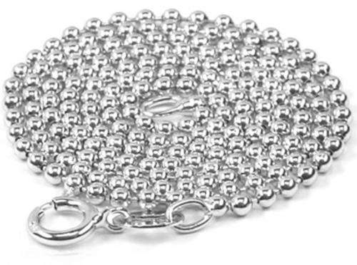 Solid Sterling Silver BALL Link Chain!