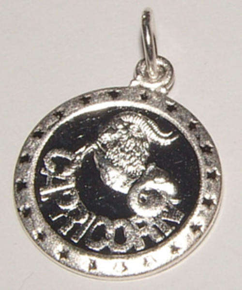 CAPRICORN STERLING SILVER PENDANT
