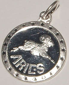 ARIES STERLING SILVER PENDANT