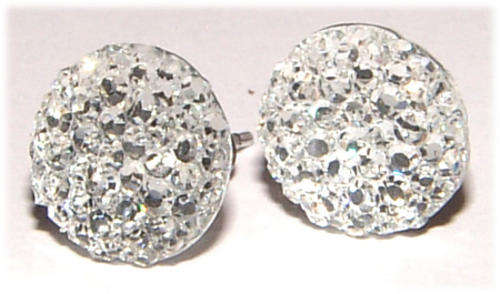 WOAW!!!! - 10mm ***GLITTERBALL*** EARRINGS!