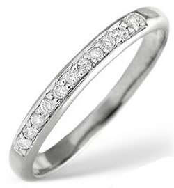 ***BEAUTIFUL*** STERLING SILVER HALF - ETERNITY BAND!