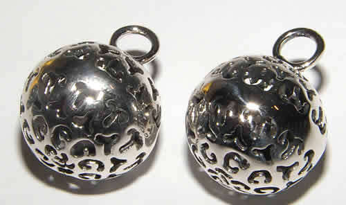 FANCY STERLING SILVER 'PRETTY WOMAN' EARRING ATTACHMENT - FINE QUALITY!