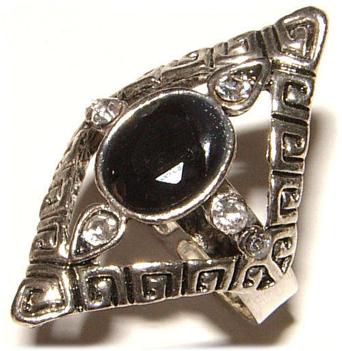 BEAUTIFUL RHINESTONE ENCRUSTED DRESS RING - ***NEW***!