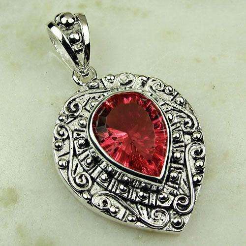 ***NATURAL GEMSTONES!!!***STUNNING NATURAL KUNZITE IN STERLING SILVER PENDANT!!!