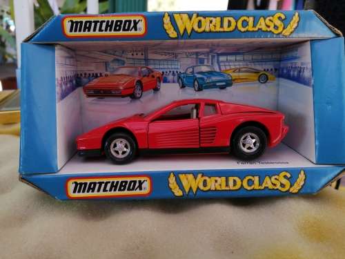 MATCHBOX, SUPERKINGS WORLD CLASS SERIES,1993, FERRARI TESTAROSSA,