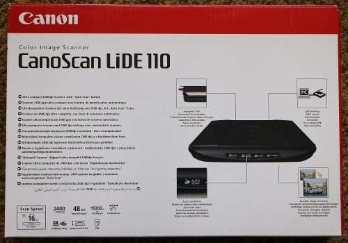Canon -  CanoScan Lide 110 - Flatbed Color Image Scanner. In excellent working condition.