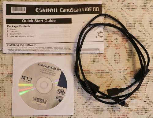 Canon -  CanoScan Lide 110 - Flatbed Color Image Scanner. In excellent working condition.