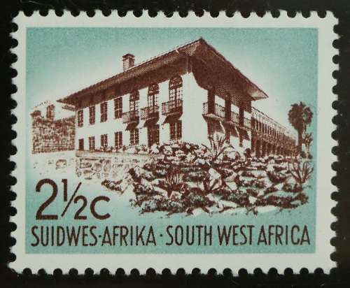 SACC 200b, 203ba:S.W.A.1st Dec Def iss.Group III.1c and 2½c greenish-bl.MNH.Wmk. R.S.A. facing right