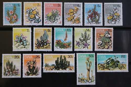 S.W.A. SACC 250-265: 1973. 2nd Def. Iss. Succulents. 1c - R1: Group I: original print.MNH.