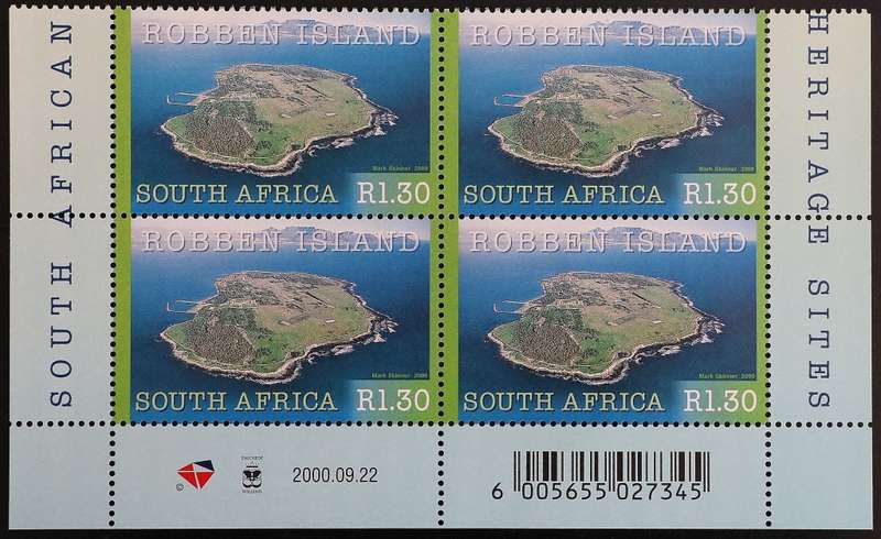 SACC 1286-1288: 2000. S.A. World Heritage sites. R1.30: 3 bottom blks. of 4 each. MNH