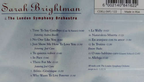 3x Sarah Brightman CDs