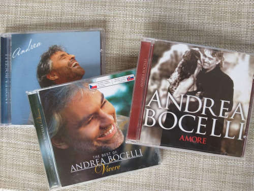 3x Andrea Bocelli CDs