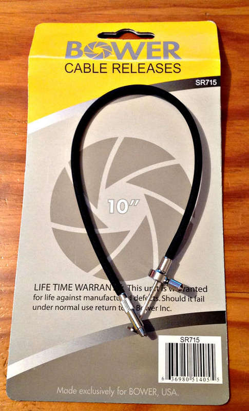 Cable shutter release