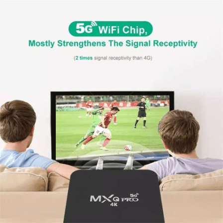 MXQ Pro Android TV Box 4K 5G HD (DSTV NOW and SHOWMAX PRELOADED and UPDATABLE)