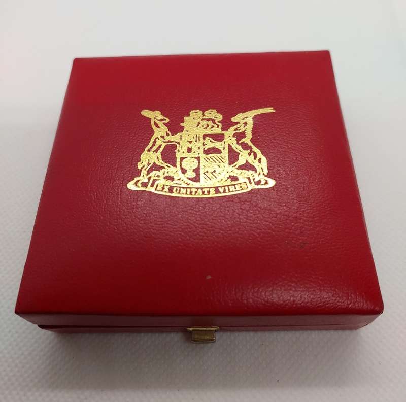 2x1Rand Red box of south Africa mint