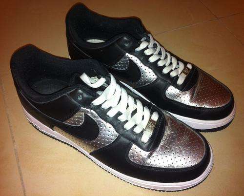 Limited Edition Nike Air Force 1 Black/Silver