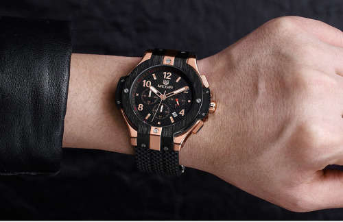 *LOCAL STOCK* MEGIR 2050 MENS BUSINESS CHRONOGRAPH WATCH