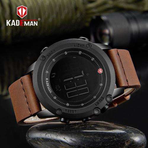**BLACK FRIDAY** KADEMAN OUTDOOR MENS CHRONOGRAPH DIGITAL WATCH - BLACK