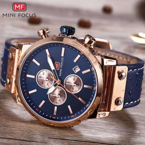 MINI FOCUS MENS FULLY FUNCTIONAL CHRONOGRAPH WATCH