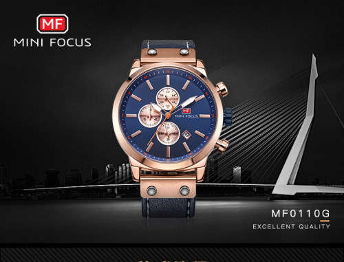 MINI FOCUS MENS FULLY FUNCTIONAL CHRONOGRAPH WATCH