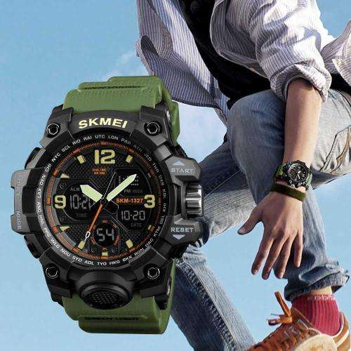 SKMEI MENS SPORT MULTIFUNCTIONAL 50M WATERPROOF WATCH - VARIOUS COLOURS AVAILABLE