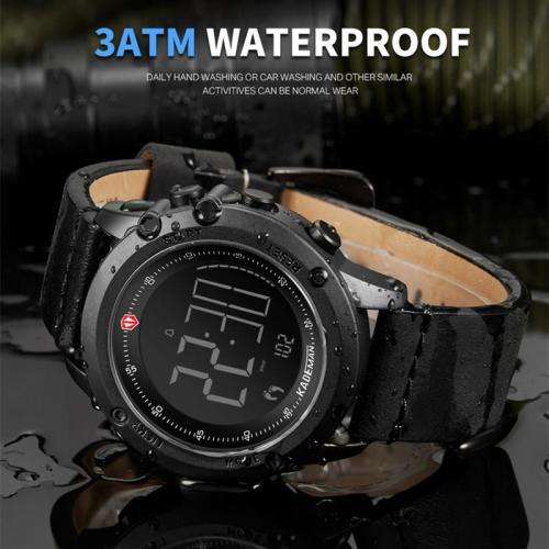 **BLACK FRIDAY** KADEMAN OUTDOOR MENS CHRONOGRAPH DIGITAL WATCH - BLACK