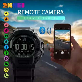 SKMEI MENS BLUETOOTH REMOTE CAMERA MULTIFUNCTIONAL SMART WATCH (SUPPORTS IOS AND ANDROID)