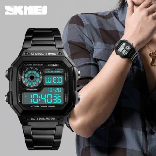 SKMEI DIGITAL WATERPROOF CHRONOGRAPH WATCH (VARIOUS COLOURS AVAILABLE)