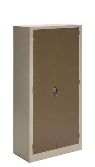 Steel Stationary Cupboard - Virtually Pristine condition with 2 keys 1800mm x 900mm x 450mm