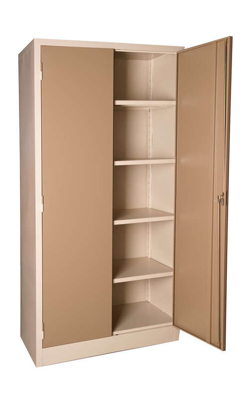 Steel Stationary Cupboard - Virtually Pristine condition with 2 keys 1800mm x 900mm x 450mm