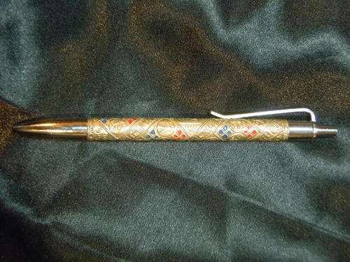 VERY RARE Vintage Sterling Silver ROLEX Pen depicting Tribes of Israel in Case with extras!