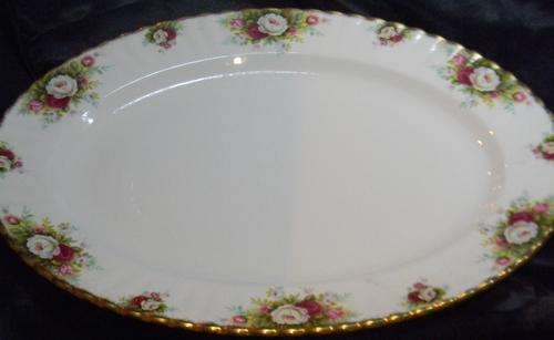 Rare Royal Albert Celebration MASSIVELY LARGE PLATTER - Pristine ! Hard to Find!