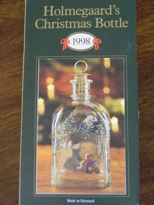 * XMAS R1 Specials * Holmegaard - Michael Bang Denmark -  Christmas Decanter - Pristine Unused