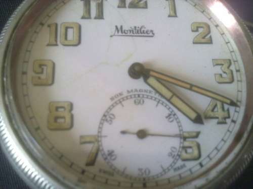 montelier swiss made pocket watch reserved