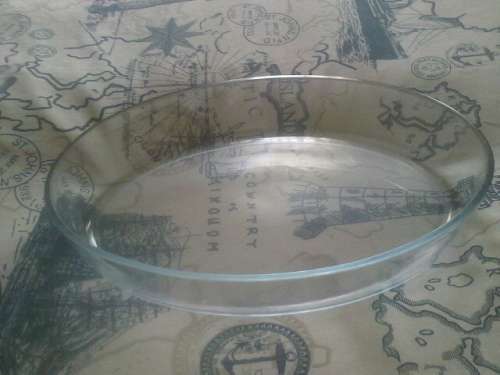 big oval dish