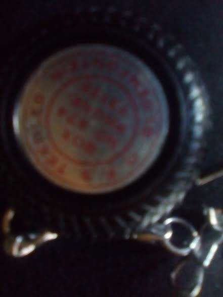 small vintage Measuring tape and keyring