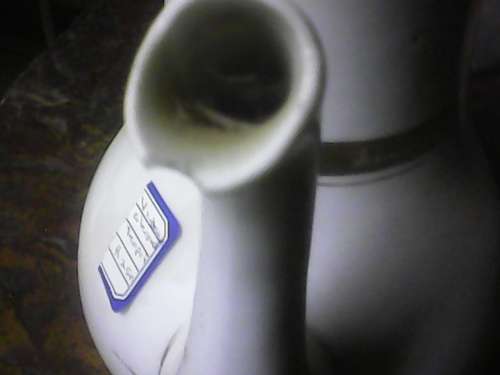 big white teapot